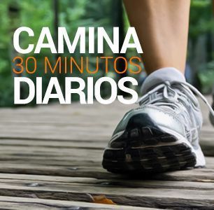 Caminar 30 minutos diarios